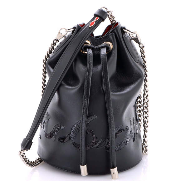 Christian Louboutin Marie Jane Bucket Bag Leather - Picture 1 of 5